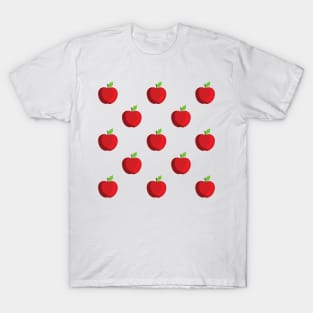 Red apple pattern T-Shirt